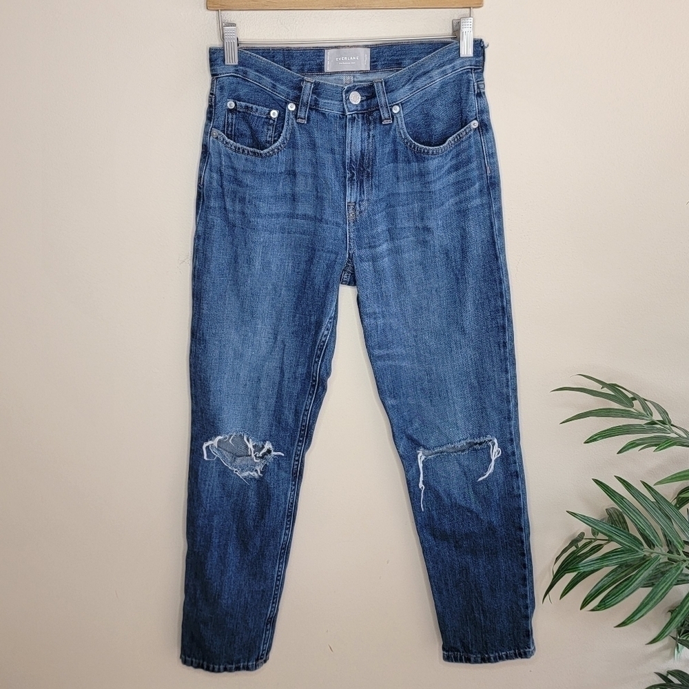 Everlane The Summer Jean with Distressed Knees Size 25